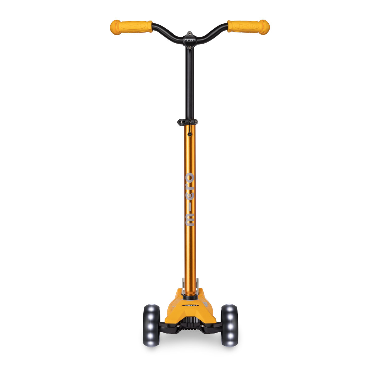 Koloběžka Maxi Micro Deluxe PRO LED, yellow - ZDARMA doprava a Zdravá láhev!