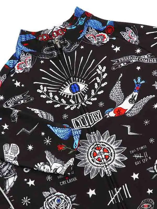Cyklodres CYCOLOGY Winter Tattoo, pánský, dlouhý rukáv
