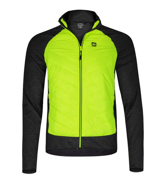 Pánská bunda/mikina ETAPE CRUX 2.0, žlutá fluo/černá, velikost XXL