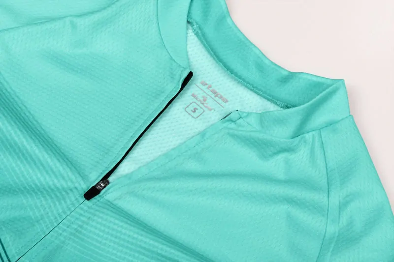 Dámský cyklistický dres ETAPE VIOLET, mint/černá, velikost XL