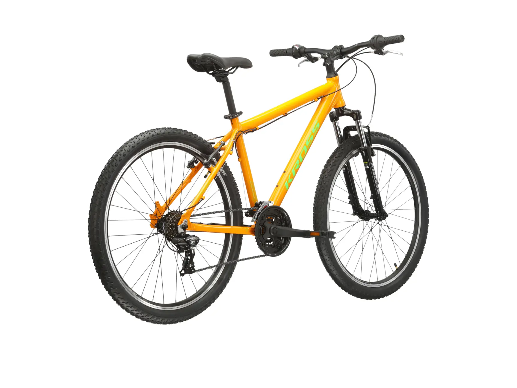 KROSS HEXAGON 1.0, rám 17" (S), model 2026 pneu 26", barva oranžová/grafitová - ZDARMA dopravné, odborná montáž, seřízení a sada světel!
