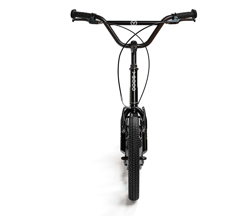 Koloběžka YEDOO Flyck Y40, black - ZDARMA dopravné a blikačky TWINS!