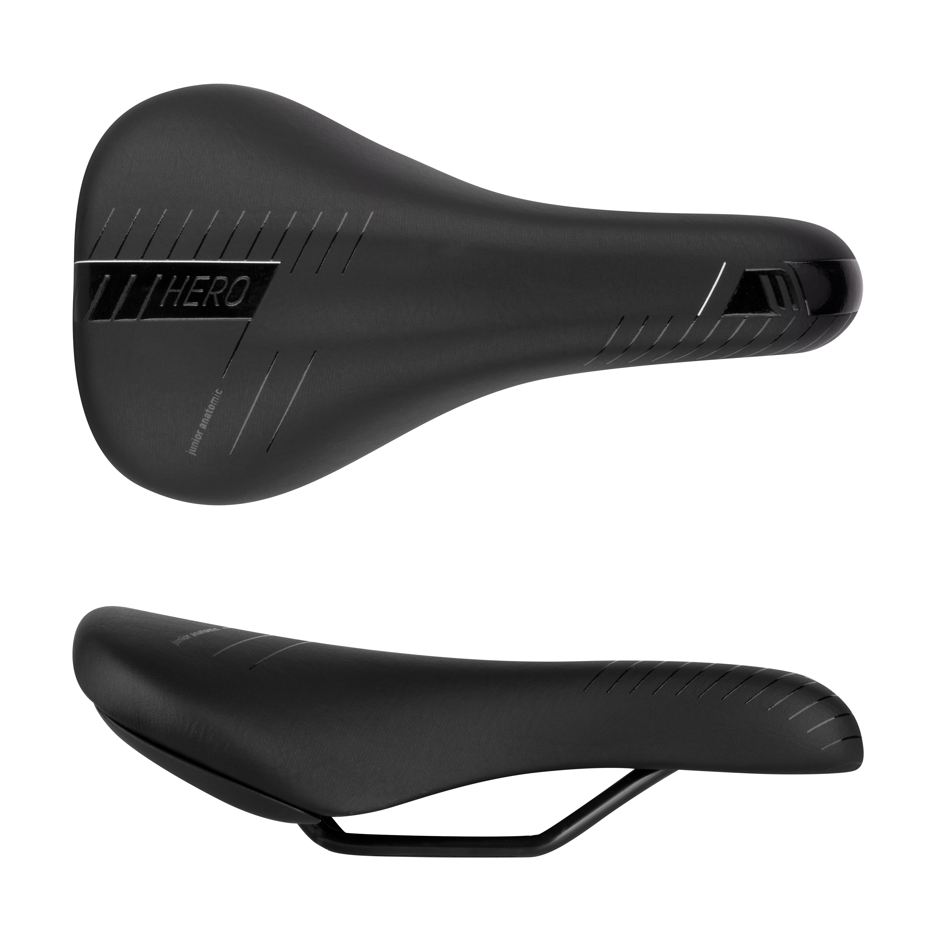 Sedlo FORCE HERO 20-24" dětské, černo-bílé