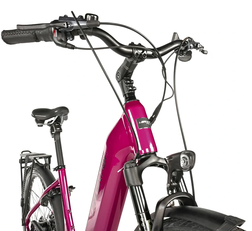 Leader Fox NEBA pneu 28", model 2025-2, barva raspberry - ZDARMA dopravné, odborná montáž a seřízení!