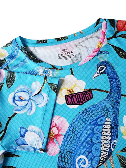 Sportovní triko CYCOLOGY Goddess, dámské, krátký rukáv, Aqua