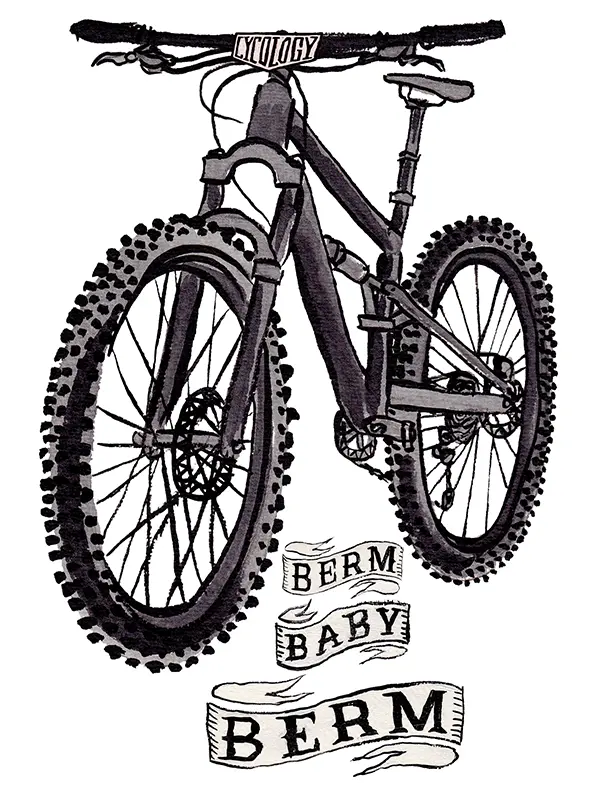 Bavlněné triko CYCOLOGY Berm Baby Berm, pánské, krátký rukáv