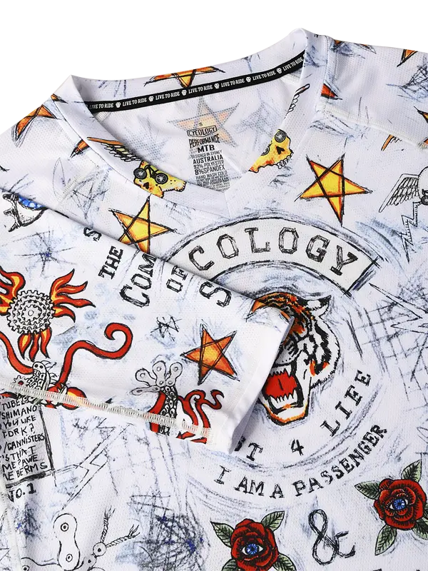 MTB dres CYCOLOGY City of Angels, dámský, dlouhý rukáv