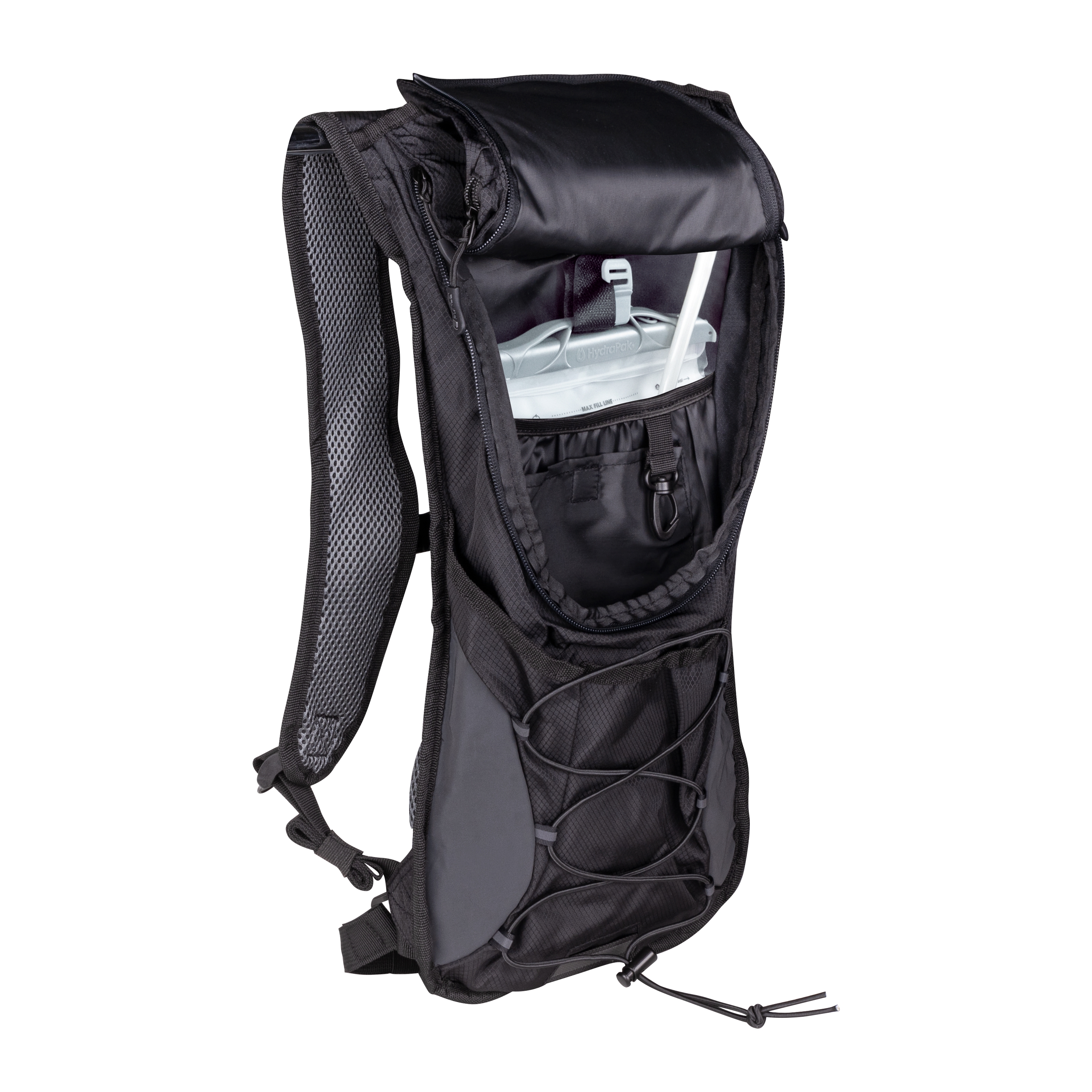 Batoh FORCE TWIN PLUS 14 L + 2 L rez., černý