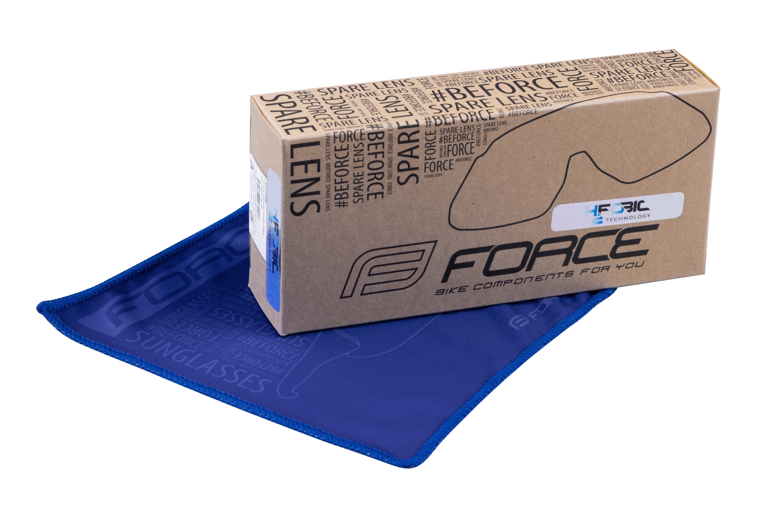 Sklo náhradní FORCE GRIP, modré revo