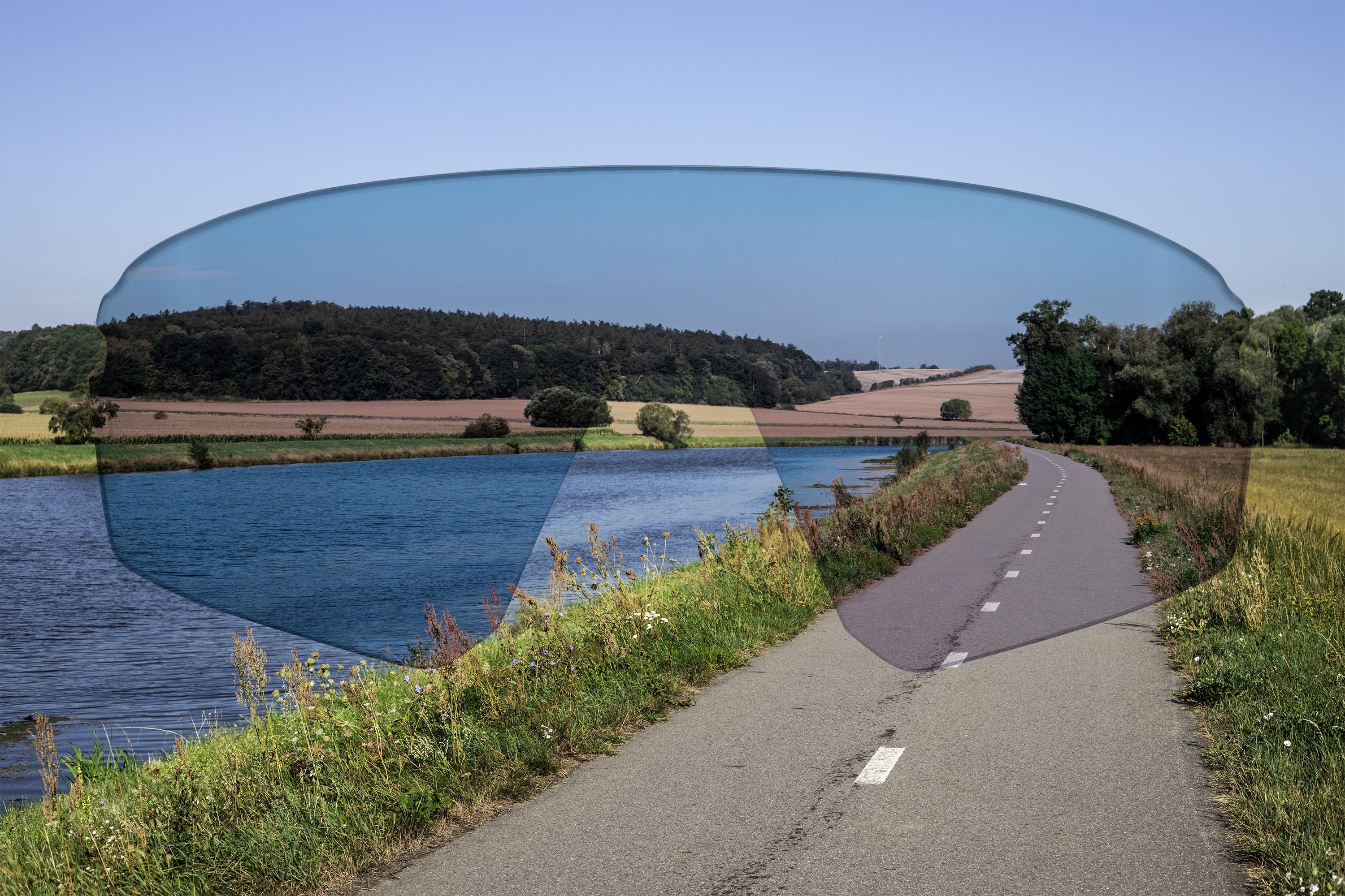 Brýle FORCE ELECTRA černé, černé zrcadlové sklo