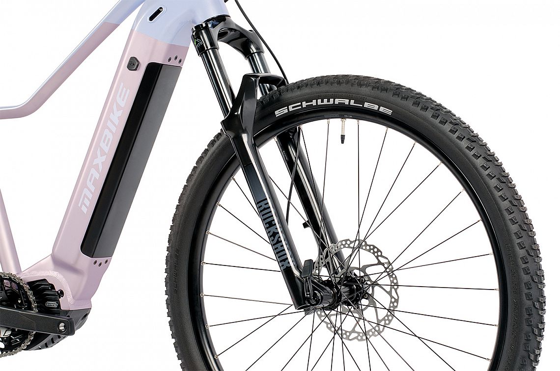 MAXBIKE MAGNA 2.0, růžová/fialová, pneu 29", baterie 20Ah/720Wh, 2025, rám L(18") - ZDARMA dopravné, odborná montáž, seřízení a zámek FORCE!