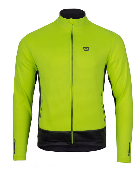 Pánská bunda/mikina ETAPE CORE 3.0, žlutá fluo/černá