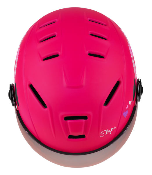 Etape dětská lyžařská přilba RIDER PRO LIGHT, růžová mat