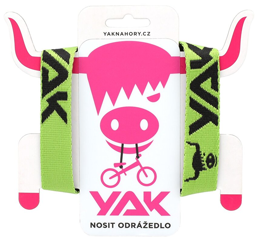 Popruh YAK černá/zelená
