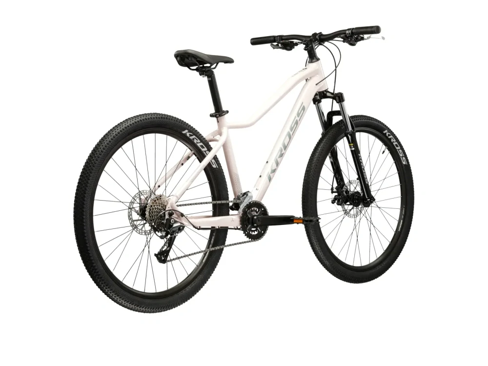 KROSS LEA 3.0, rám 14" (XS), model 2026, pneu 27,5", barva růžová/šedá - ZDARMA dopravné, seřízení, odborná montáž a sada světel!