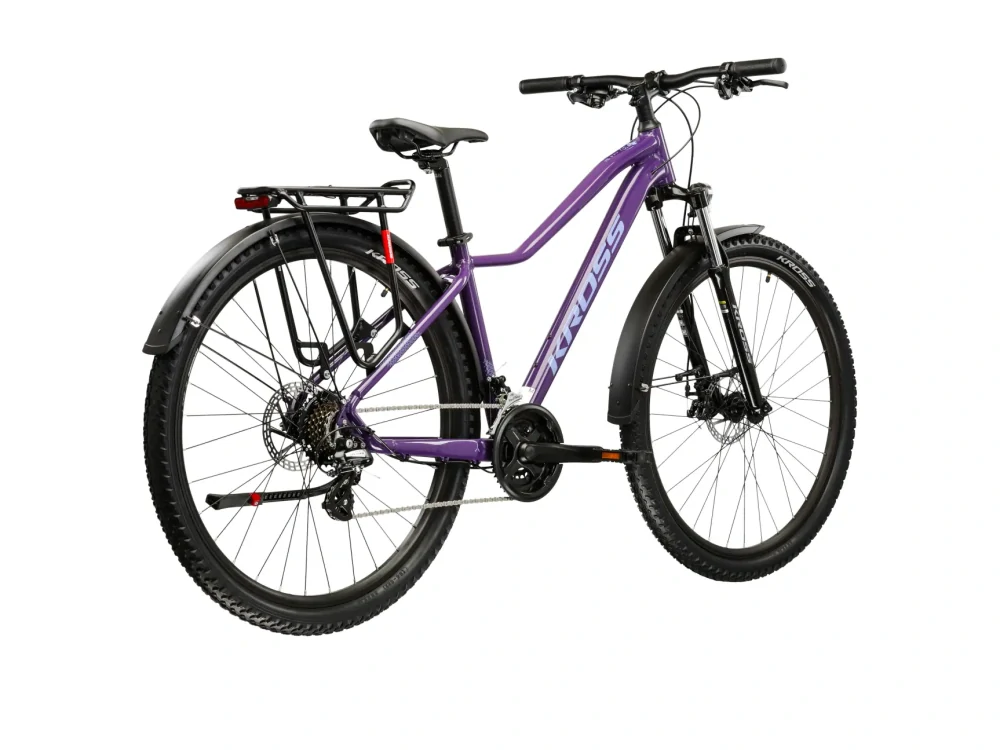 KROSS LEA 2.0 EQ, model 2026, pneu 29", barva fialová/fialová - ZDARMA dopravné, seřízení, odborná montáž a sada světel!
