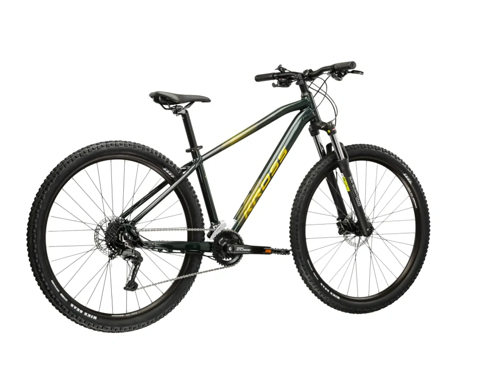 KROSS HEXAGON 5.0, rám 21" (XXL), model 2026, pneu 29", barva zelená/zelená - ZDARMA dopravné, seřízení, odborná montáž a sada světel!