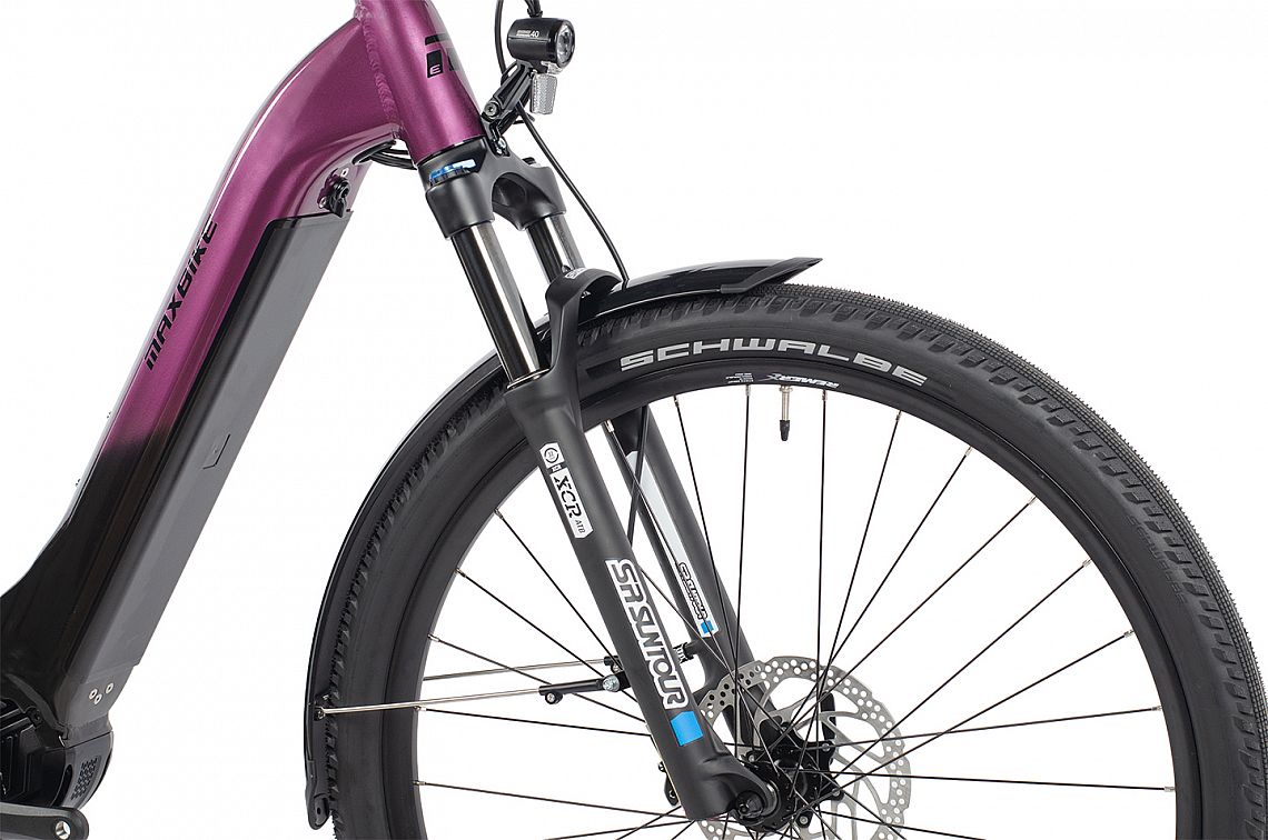 MAXBIKE FRIDA pearl beet red, pneu 29", baterie 720Wh/20Ah,, model 2026 - ZDARMA dopravné, odborná montáž, seřízení a dárkový poukaz na nákup příslušenství!