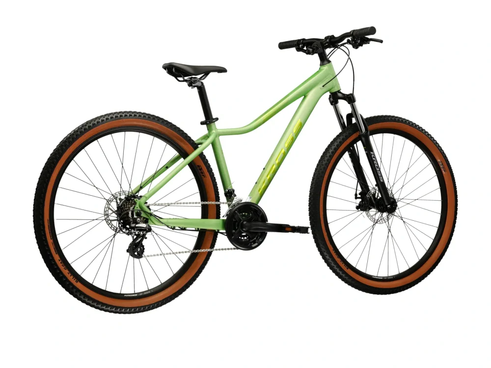 KROSS LEA X200, model 2026, pneu 29", barva zelená/zelená/matný - ZDARMA dopravné, seřízení, odborná montáž a sada světel!