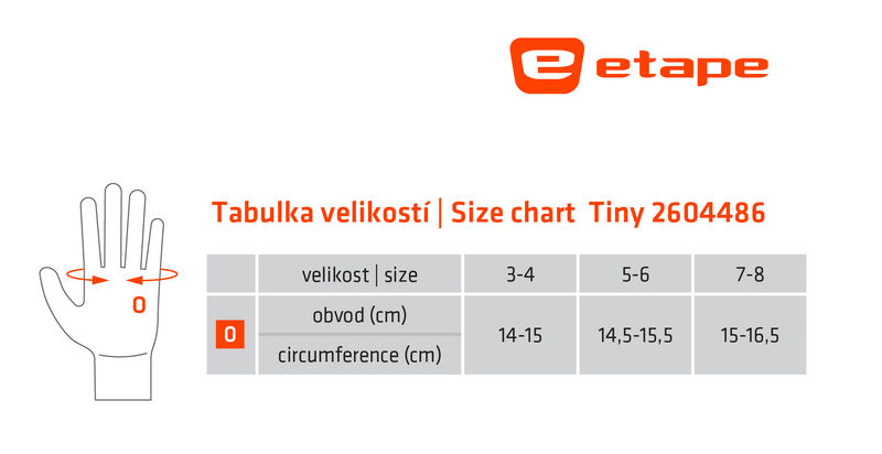 Dětské cyklistické rukavice ETAPE Tiny, zelené