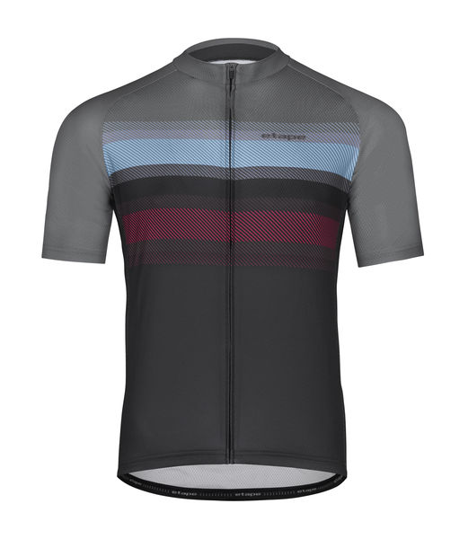 Pánský cyklistický dres LEADER, šedá/antracit