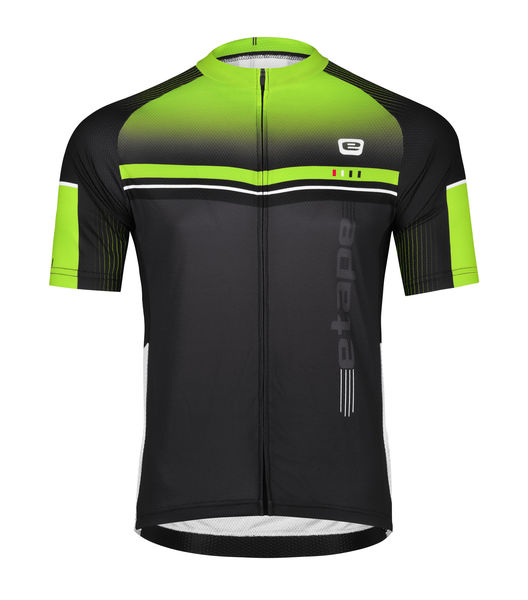 Pánský cyklistický dres MAESTRO, černá/žlutá fluo