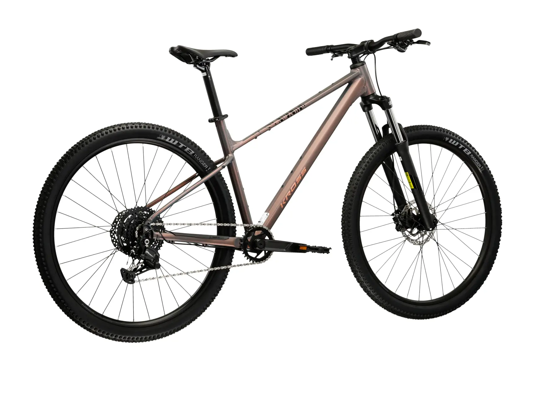 KROSS LEVEL X100, rám 17" (M), model 2026, pneu 29", barva šedá/hnědá/matný - ZDARMA dopravné, odborná montáž, seřízení a sada světel!