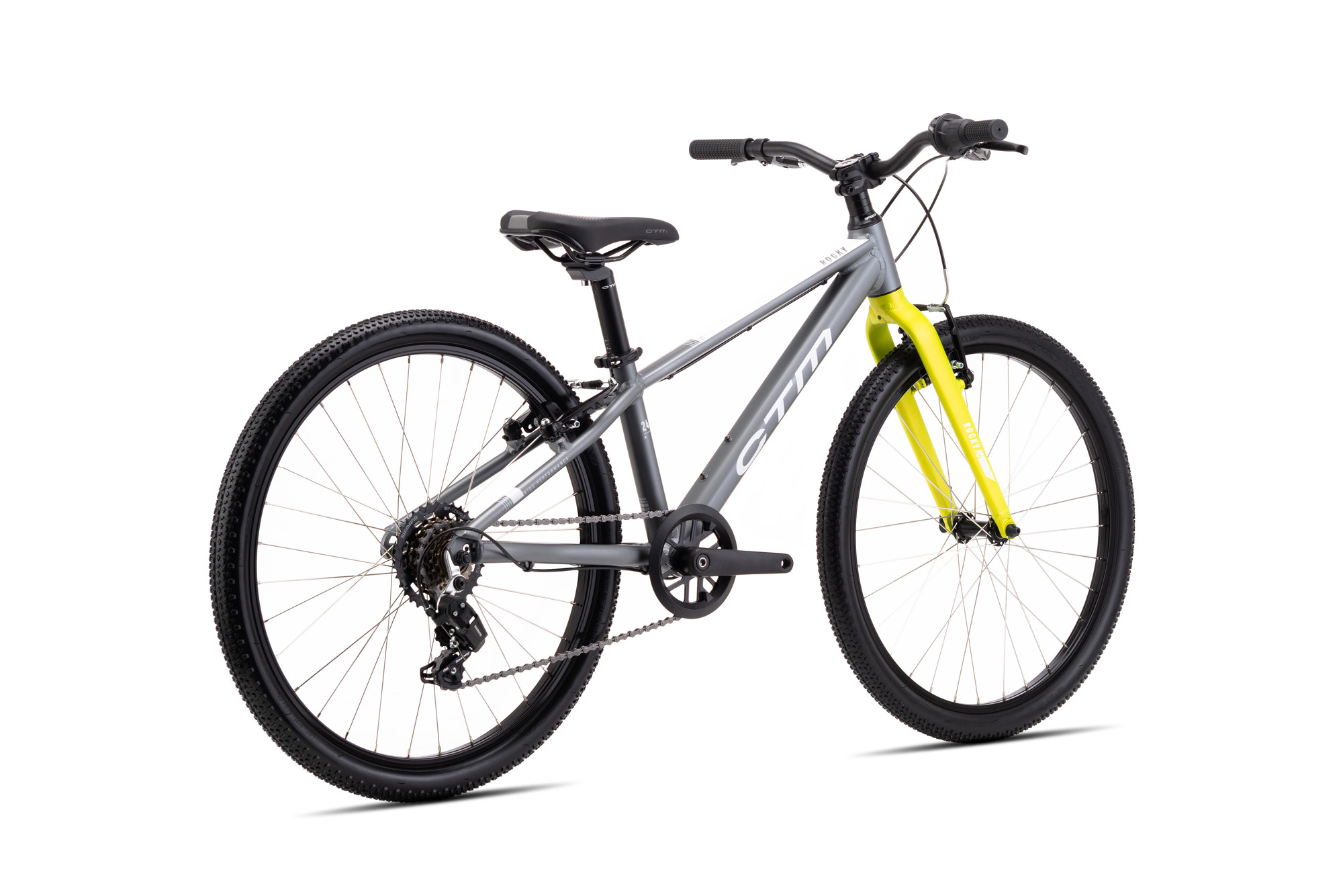 CTM ROCKY SL, barva matná šedá, 24", model 2026 - ZDARMA dopravné, seřízení a odborná montáž!