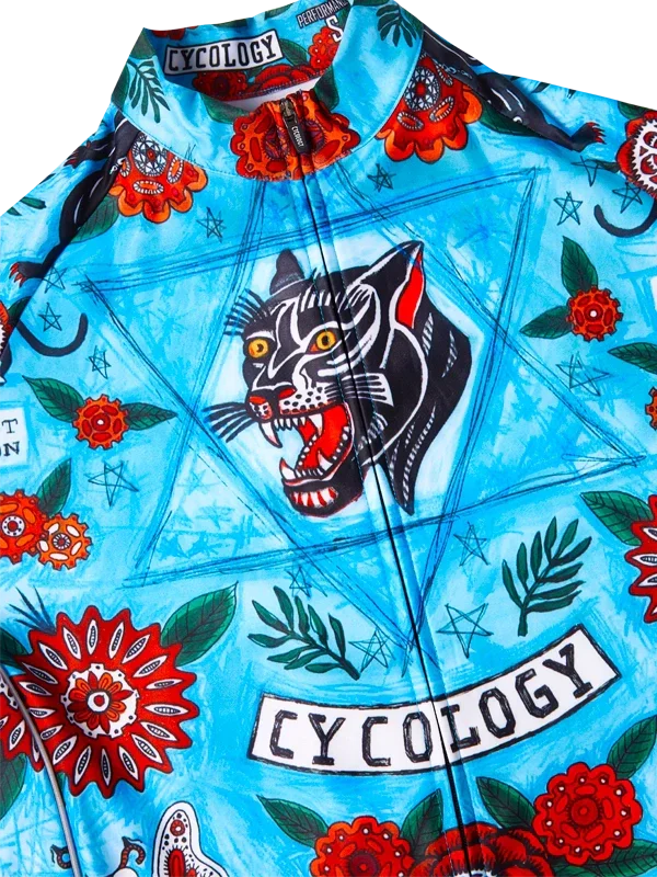Cyklodres CYCOLOGY Winter Ashanti, blue, pánský, dlouhý rukáv