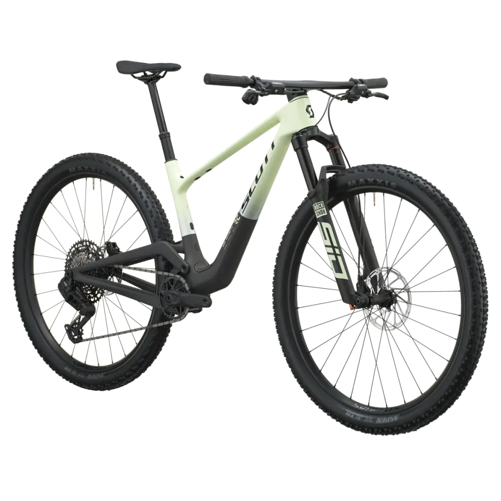 Scott Spark RC Team, pneu 29", barva cream green/carbon black, model 2027 - ZDARMA dopravné, seřízení, odborná montáž a dárkový poukaz na nákup příslušenství!