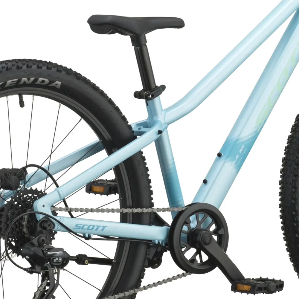 Scott Scale 400, model 2027, pneu 24", barva tropical blue - ZDARMA dopravné, odborná montáž, seřízení a sada světel!