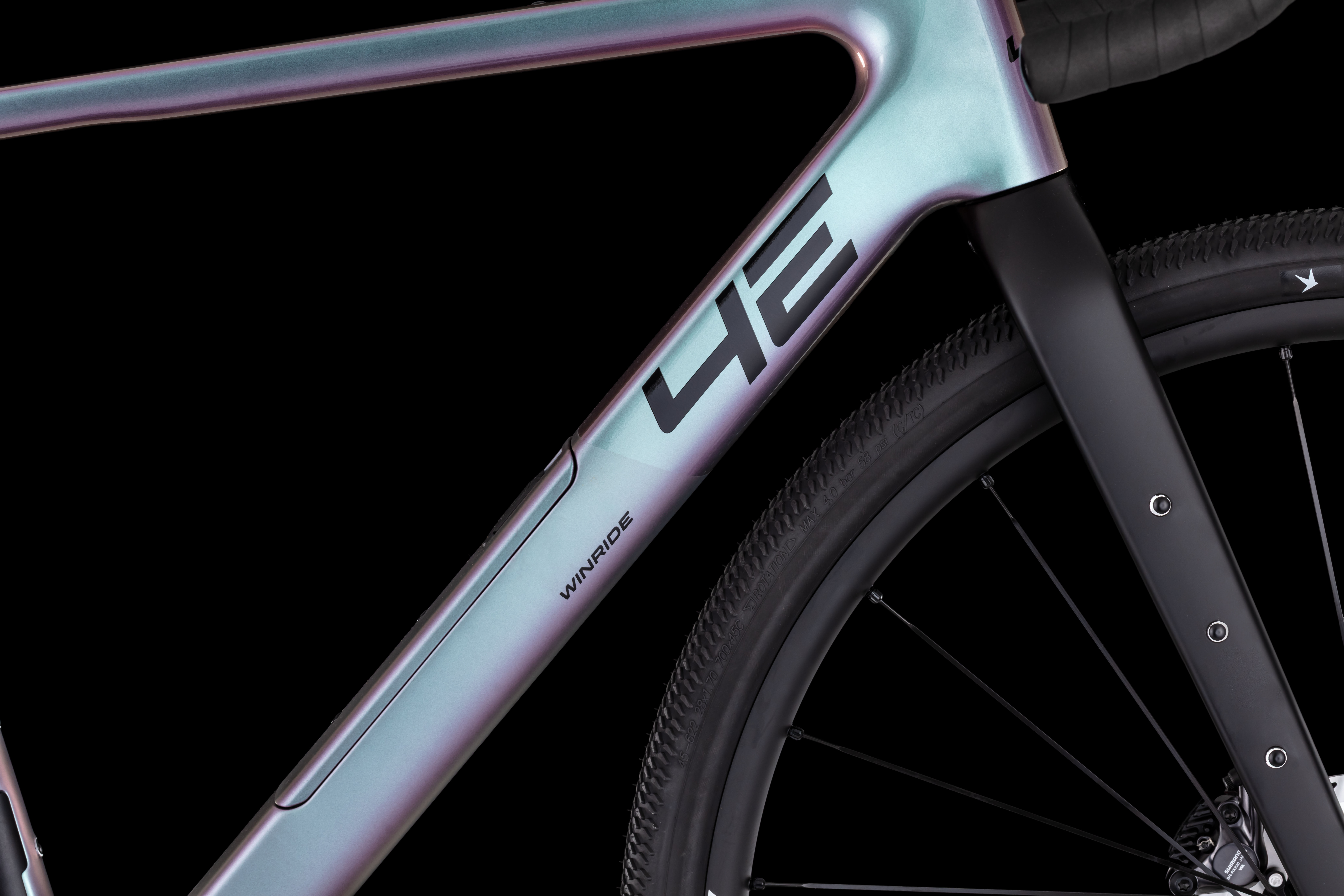 4EVER WINRIDE GRX, pneu 28", rám 540mm (M-L), model 2027, barva titan rainbow - ZDARMA dopravné, odborná montáž, seřízení, dárkový poukaz na nákup příslušenství a pojištění!