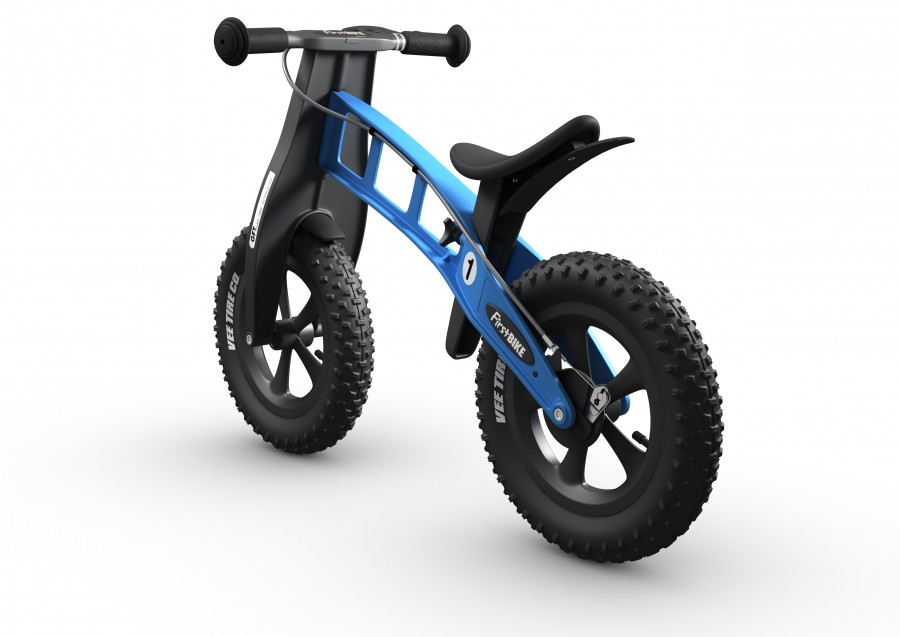 Odrážedlo FirstBike FAT light blue - ZDARMA dopravné, košík a zvonek!