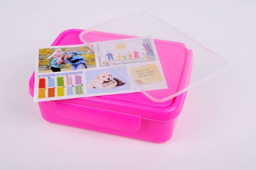 Zdravá sváča - komplet box FLUO fialová 807