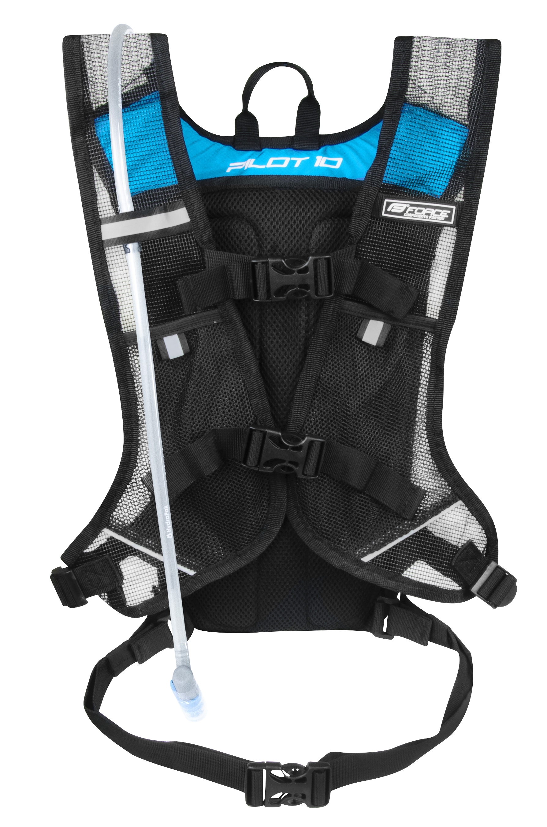 Batoh FORCE PILOT PLUS 10l + 2L rezervoár, fluo