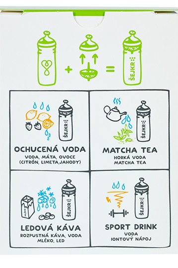 Šejkr sítko zelené