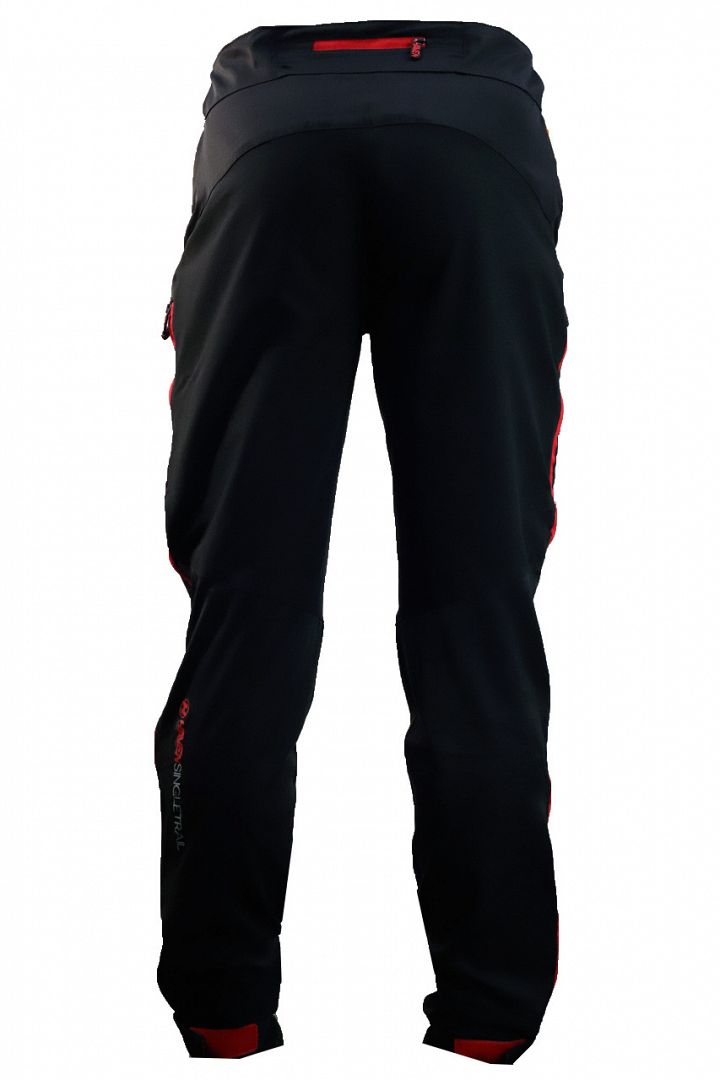 Kalhoty HAVEN SINGLETRAIL LONG black/red