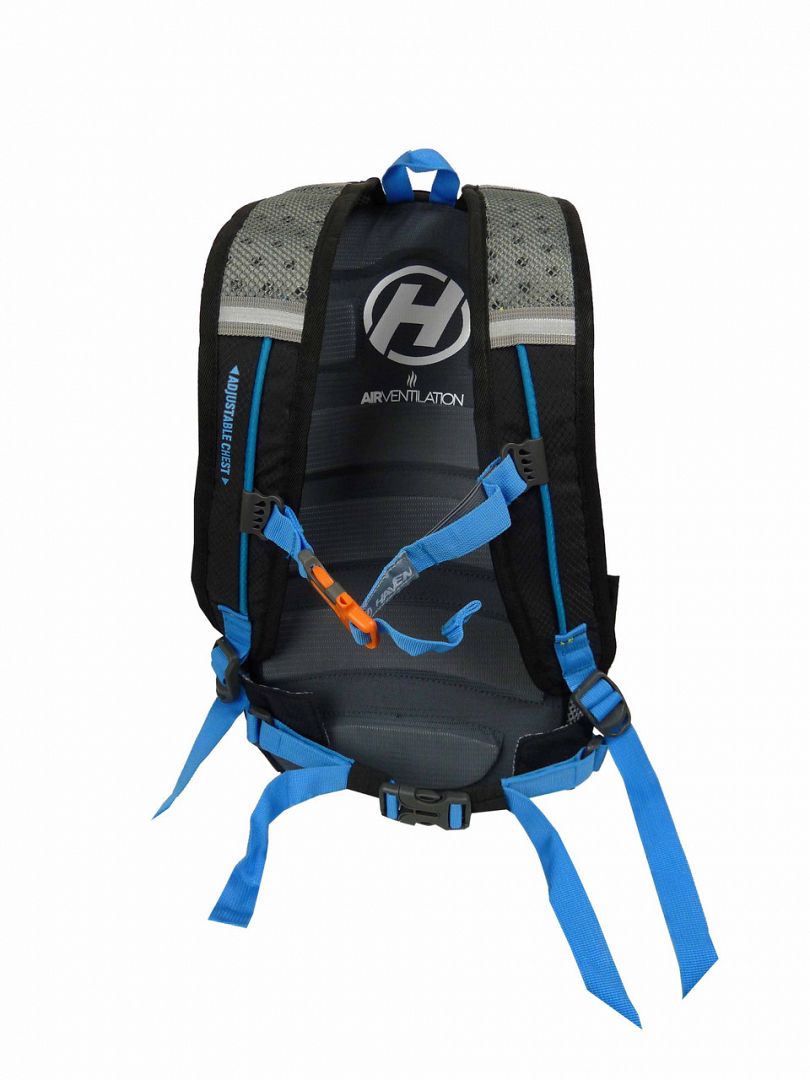 Hydratační batoh HAVEN LUMINITE II 18l black/blue, s rezervoárem 2l