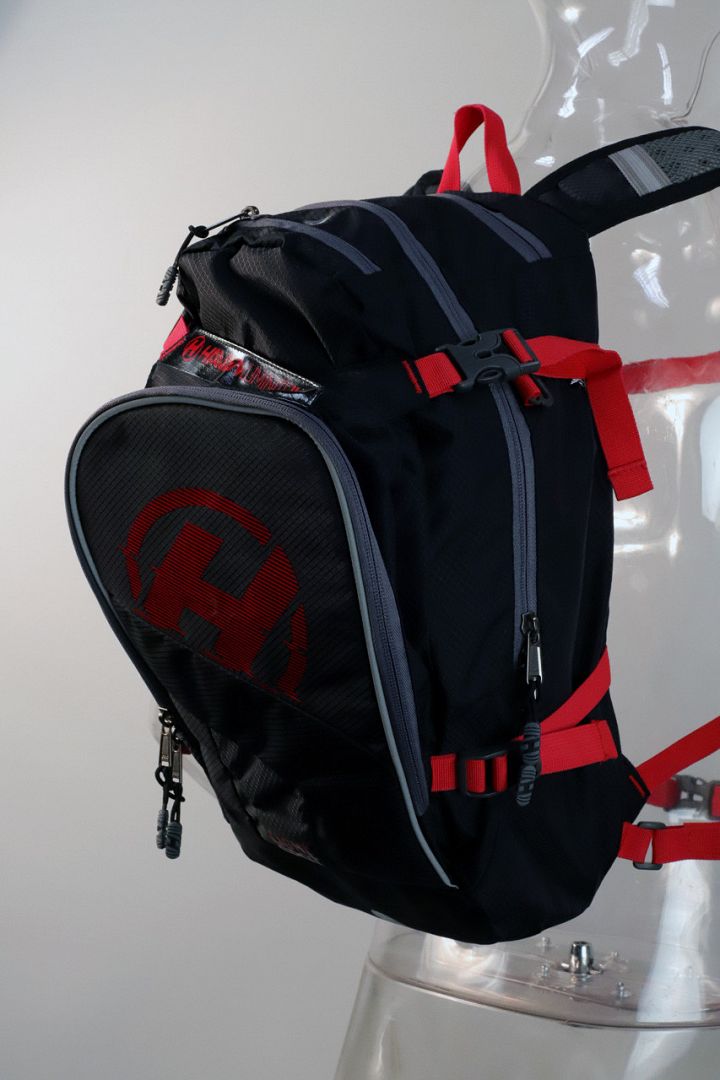 Hydratační batoh HAVEN LUMINITE II 12l black/red, bez rezervoáru