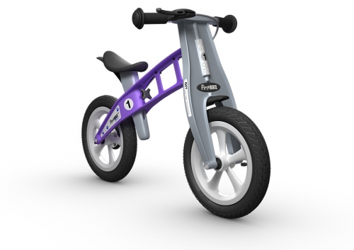 Odrážedlo FirstBike STREET violet - ZDARMA dopravné, košík a zvonek!