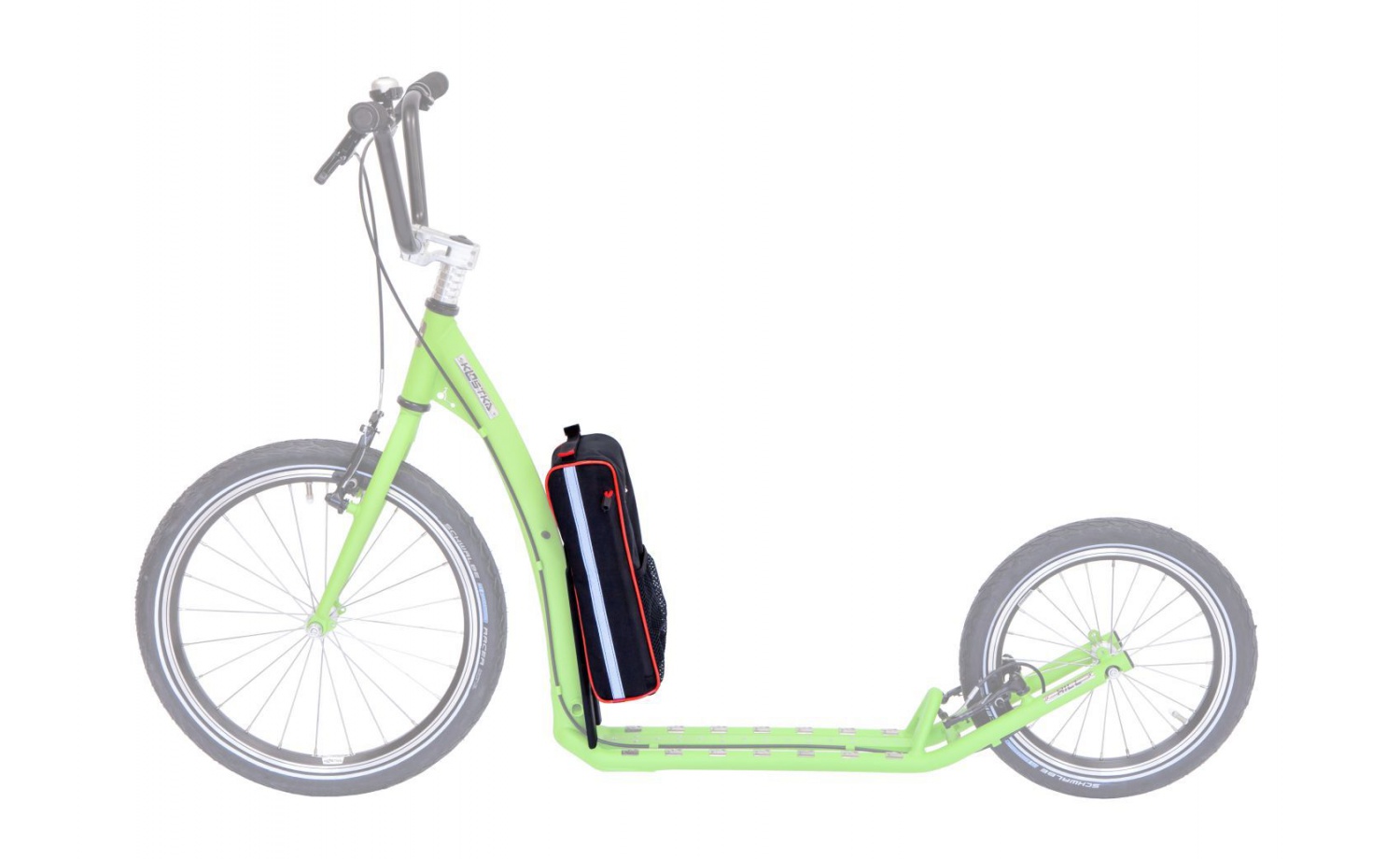 Brašna KOSTKA FFB Footbike fender box, barva červená