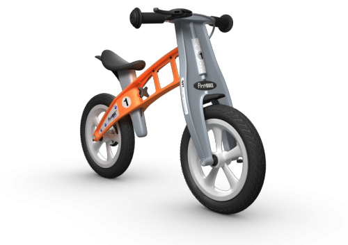 Odrážedlo FirstBike STREET orange - ZDARMA dopravné, košík a zvonek!