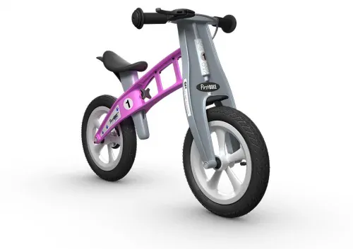 Odrážedlo FirstBike STREET pink - ZDARMA dopravné, košík a zvonek!