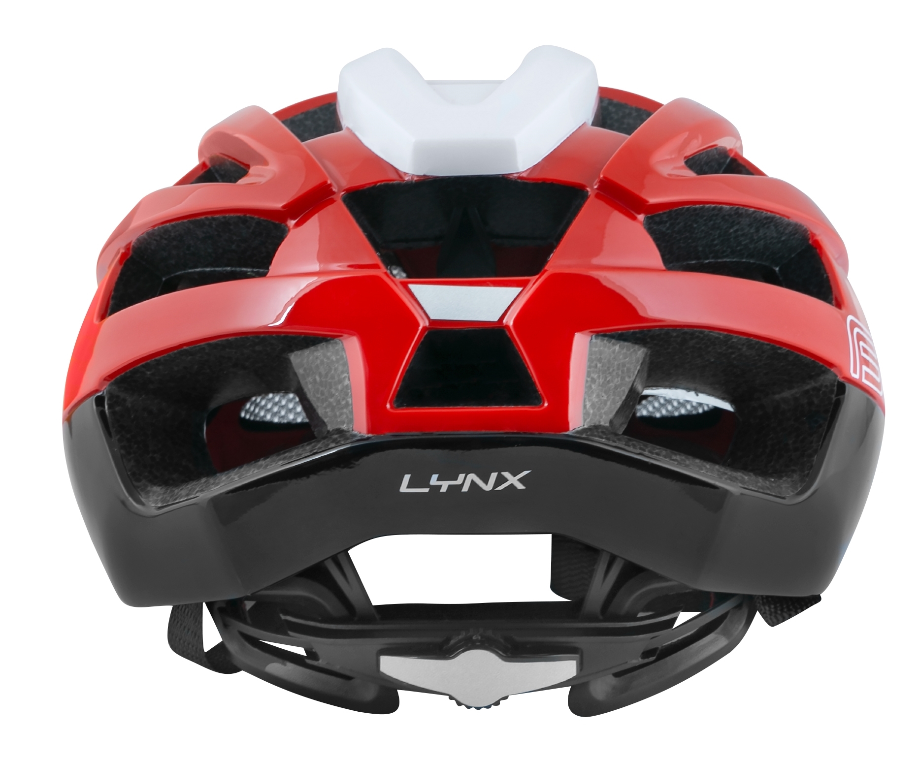 Přilba FORCE LYNX, černo-červeno-bílá