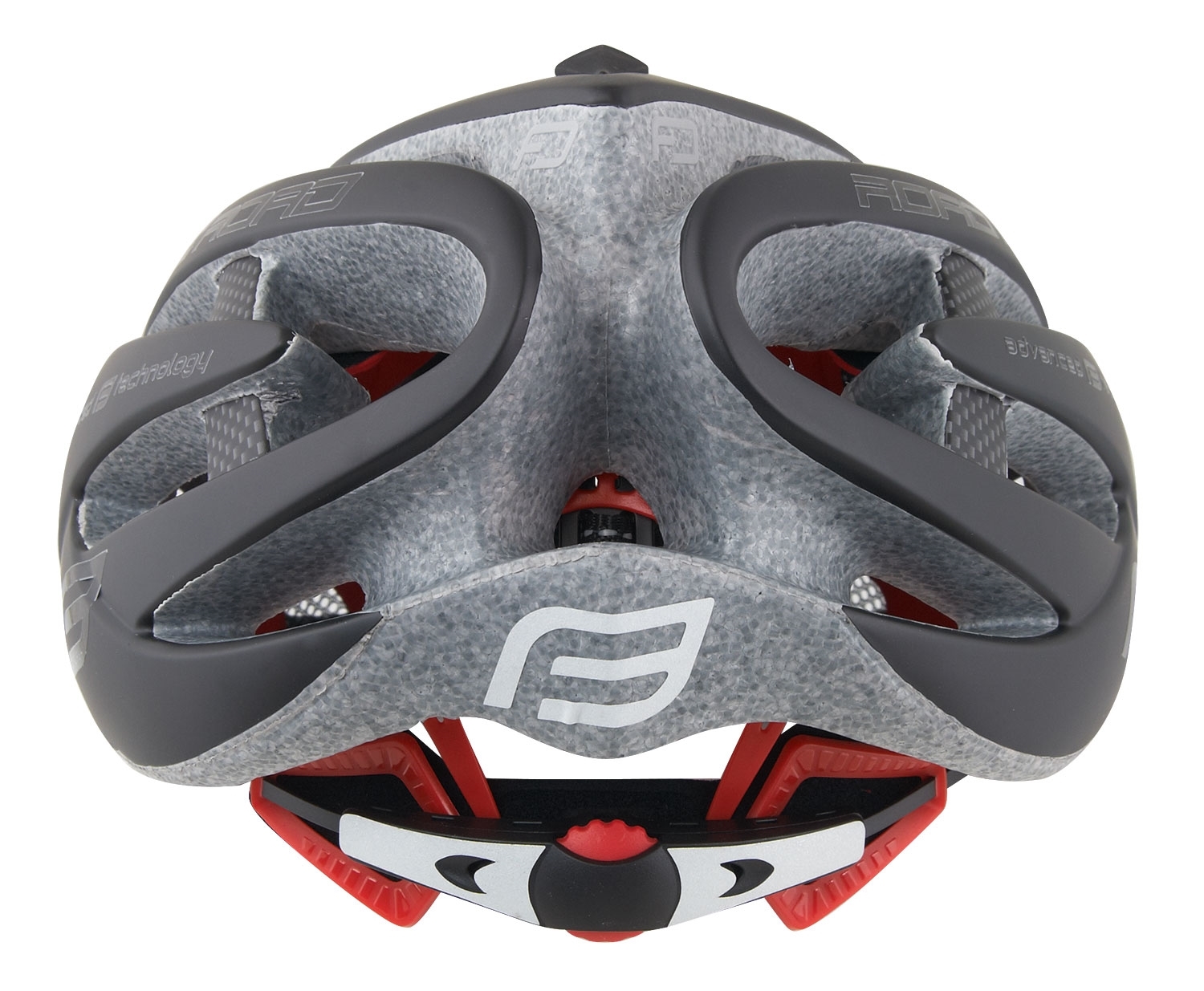 Přilba FORCE ROAD, černá mat/lesk