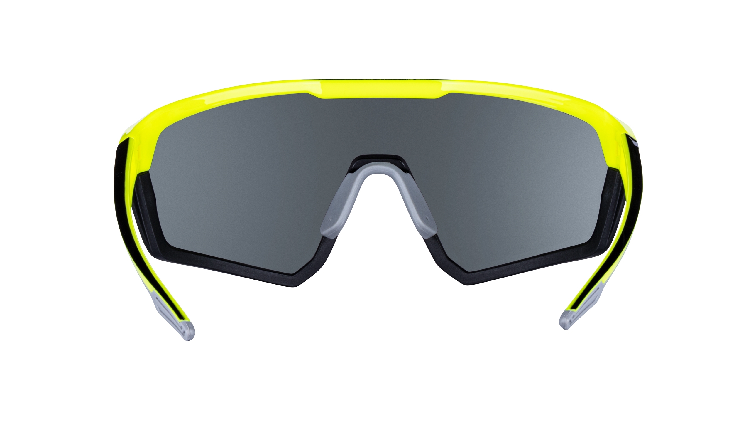 Brýle FORCE APEX, fluo-černé, černá skla