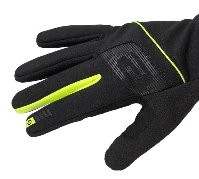 Zimní rukavice Etape EVEREST WS+, černá/žlutá fluo