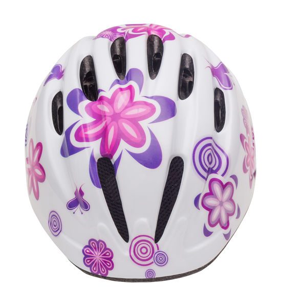 Dětská cyklistická přilba ETAPE Rebel, vel. XS/S, barva bílá/růžová