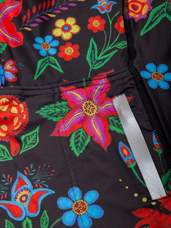 Cyklodres CYCOLOGY Frida (Black), dámský, krátký rukáv