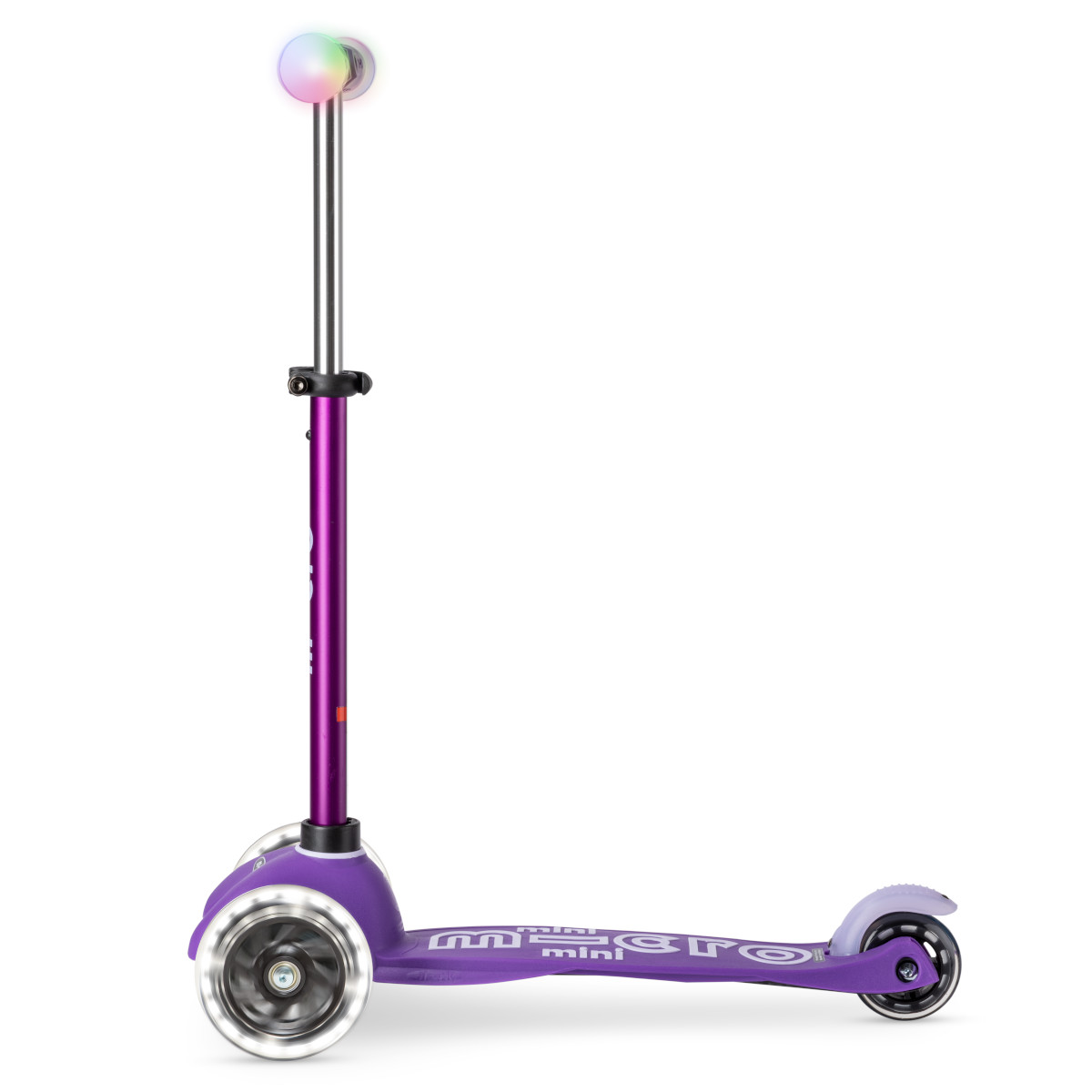 Koloběžka Mini Micro Deluxe Magic LED purple - ZDARMA dopravné! 